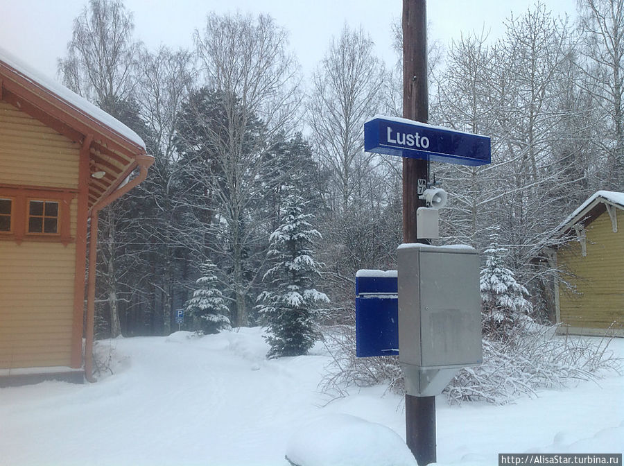 Станция Лусто Пункахарью, Финляндия