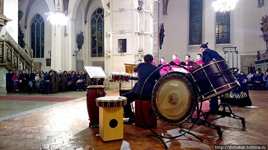 Концерт в Домском соборе Рига, Латвия