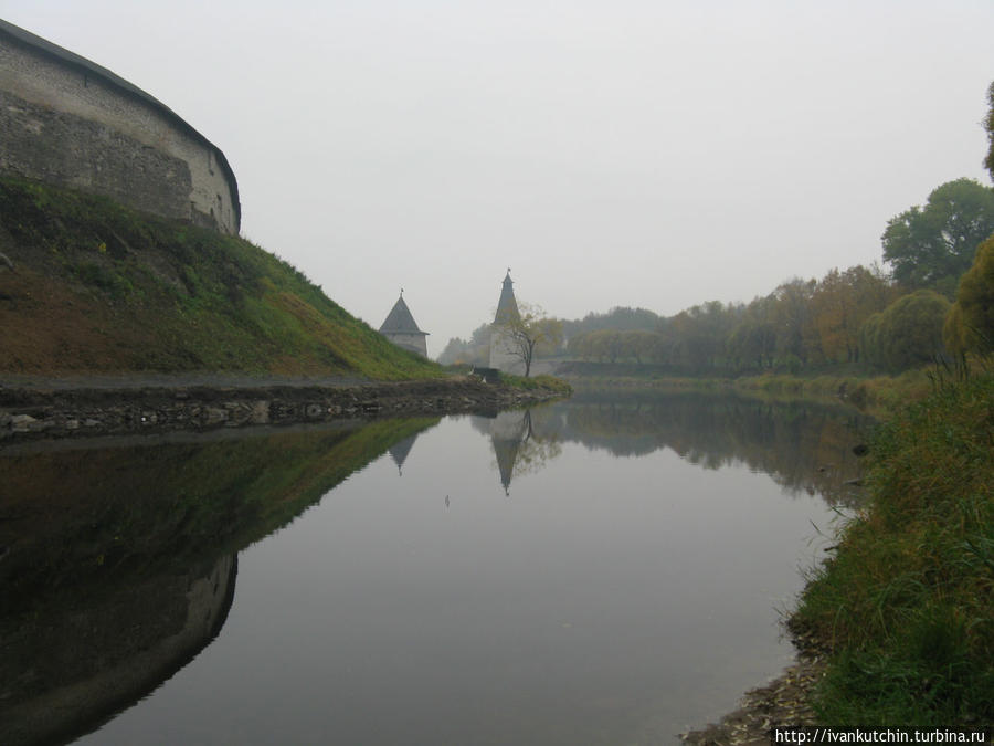 Псков в тумане Псков, Россия