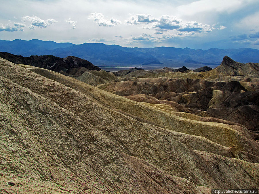 Долина Смерти. Легендарный Забриски Поинт (Zabriskie Point) Национальный парк Долина Смерти, CША