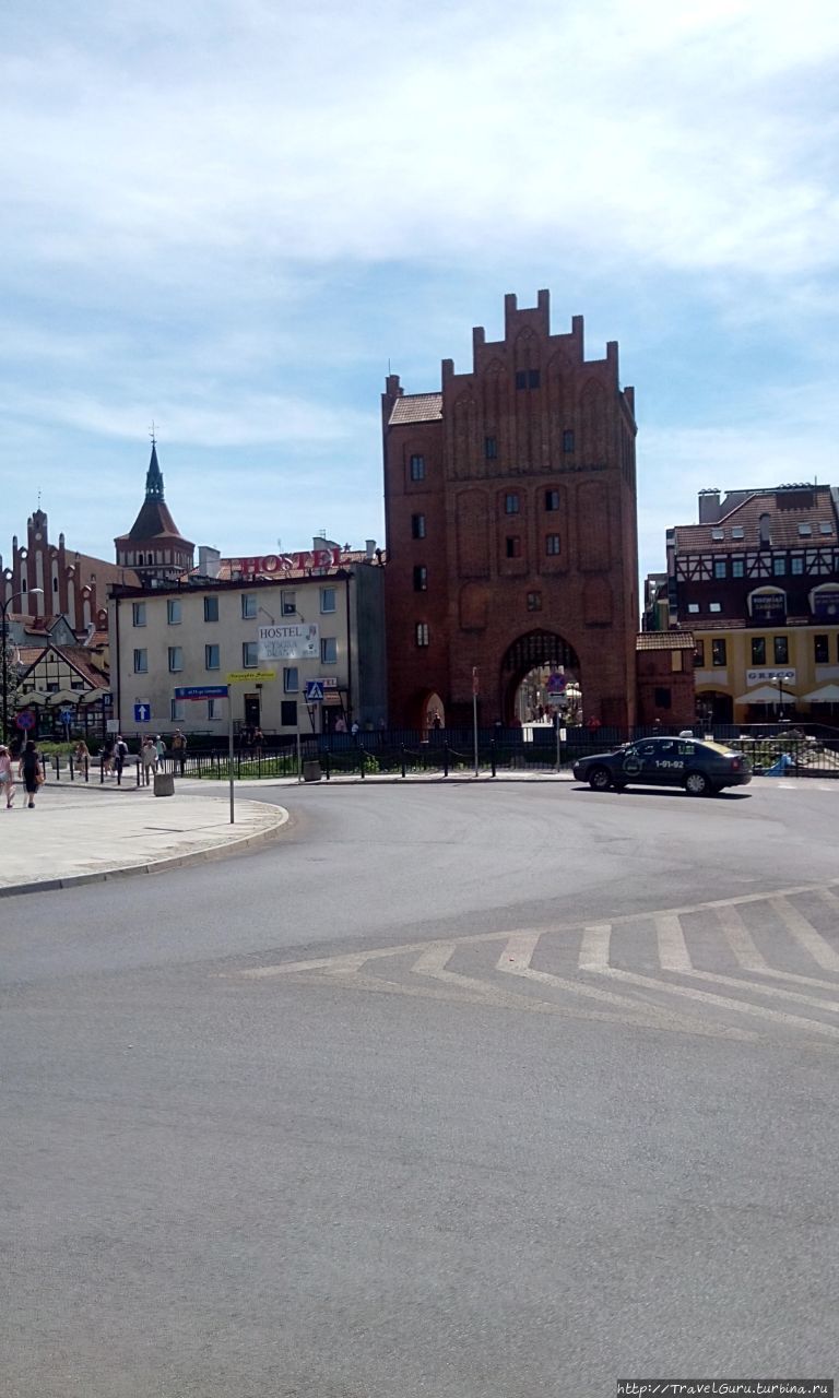 Высокие ворота города Ольштын, Польша