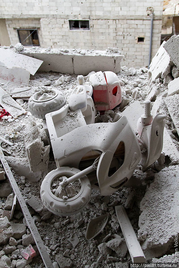 Сирия 12. Минометный обстрел Дамаск, Сирия