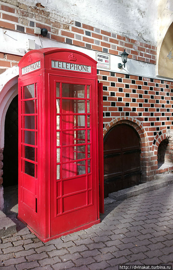 английская телефонная будка в Литве))) Вильнюс, Литва