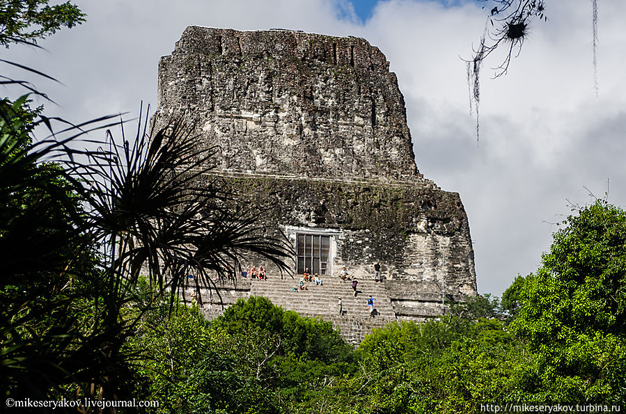 Гватемала, городище майя в джунглях Тикаль Национальный Парк, Гватемала