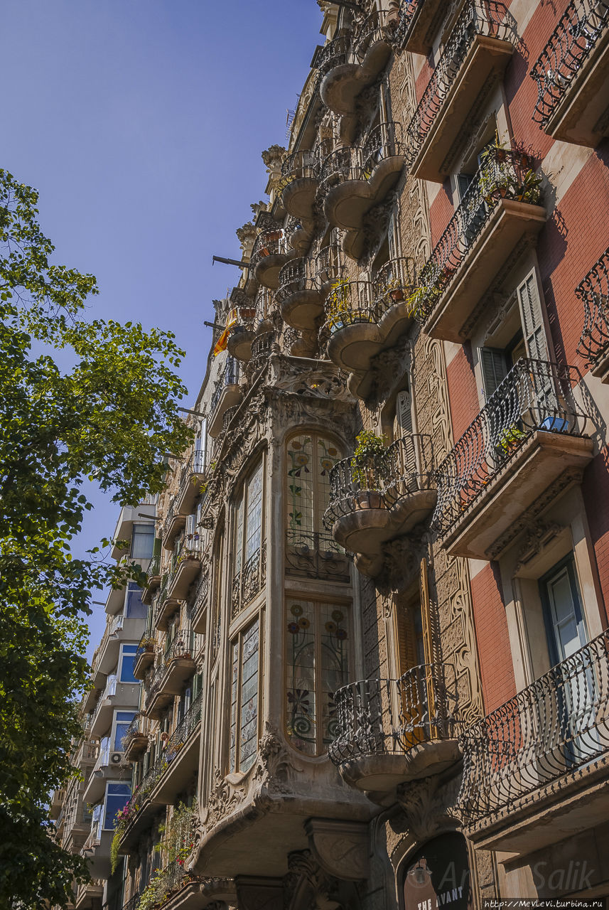 Интересный район в Барселоне Барселона, Испания