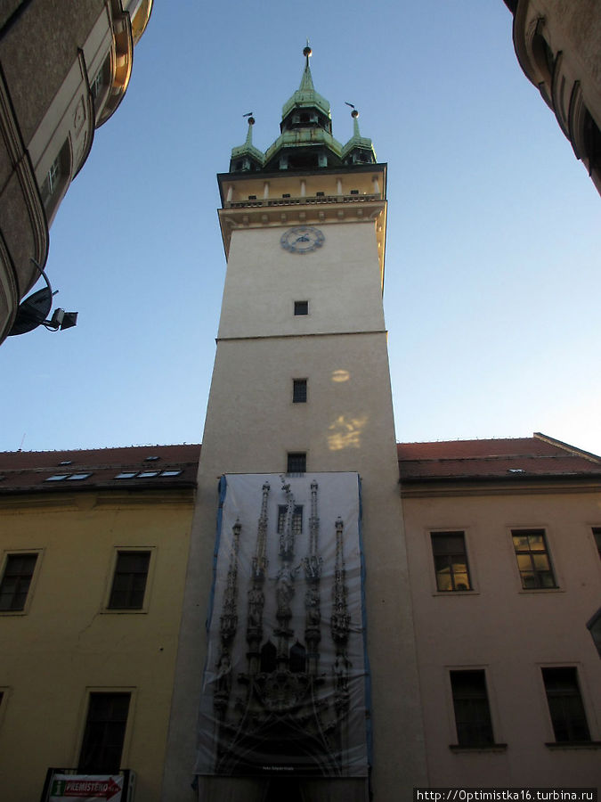 Старая ратуша реставрируется Брно, Чехия