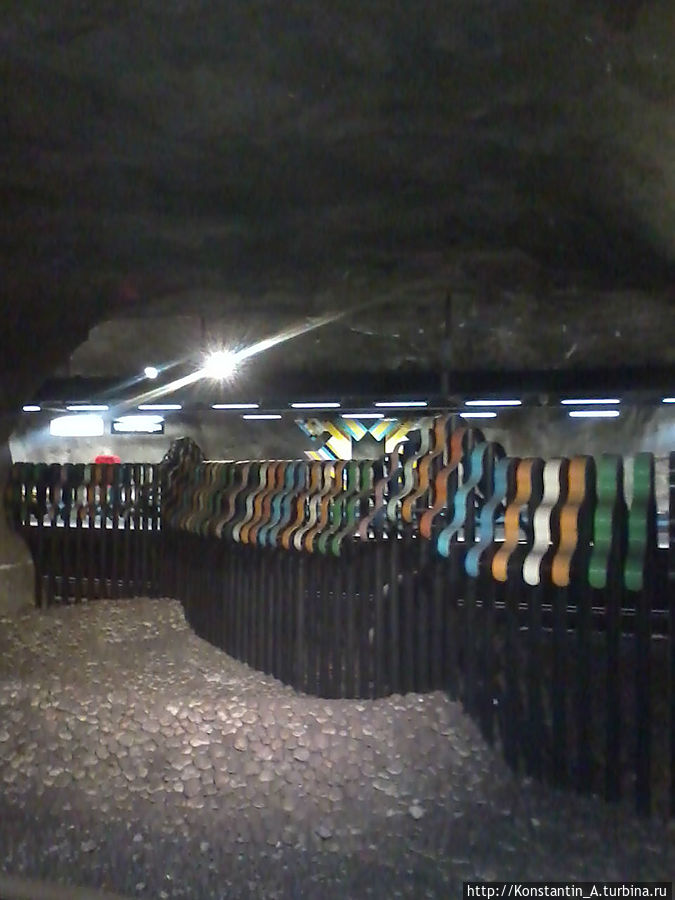 Рождество и метро Стокгольма Стокгольм, Швеция
