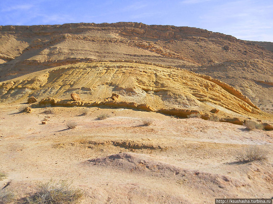 Цветные пески Эйн-Яав Мицпе-Рамон, Израиль