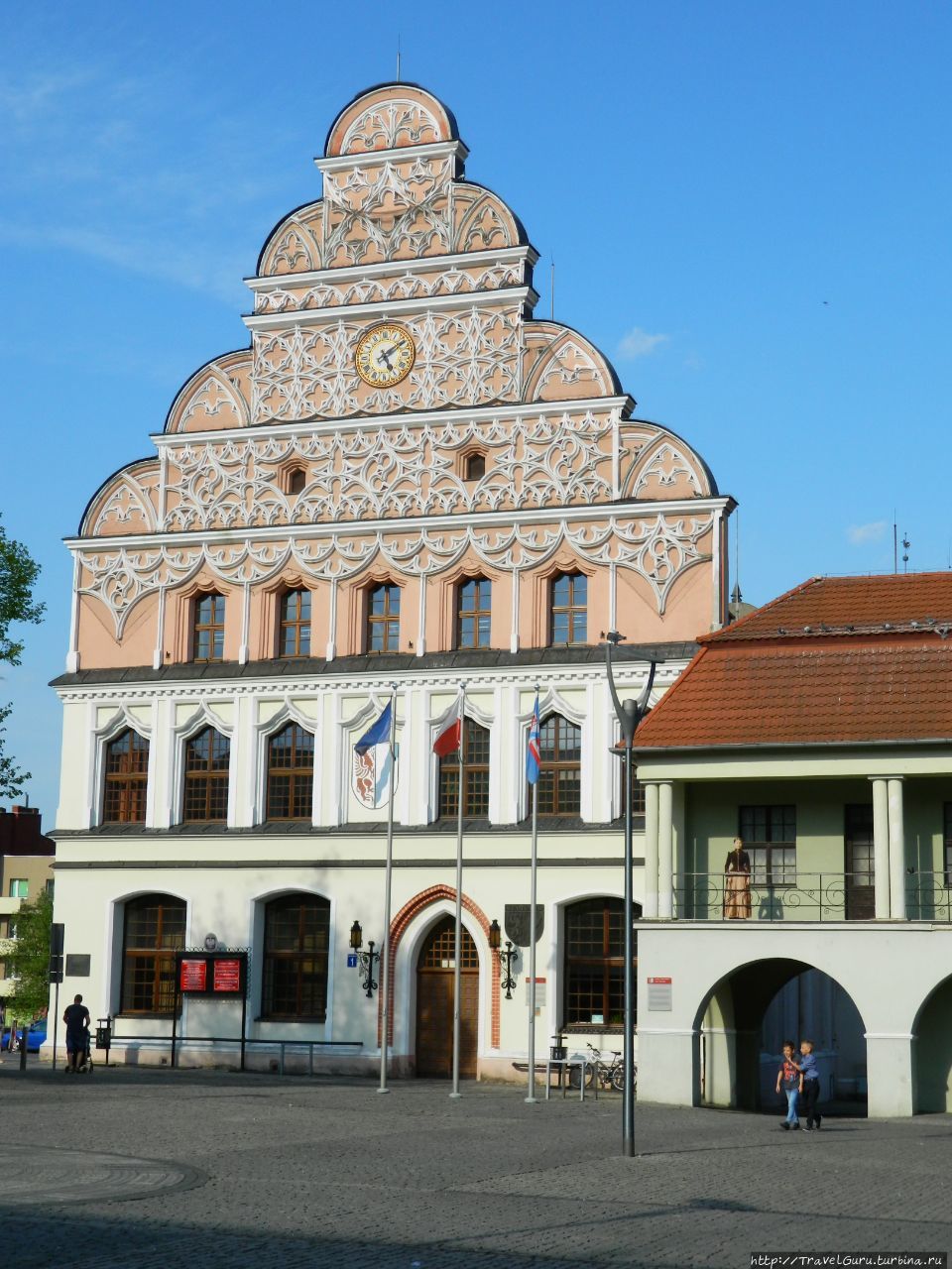 Фасад здания ратуши Старгард-Щециньски, Польша