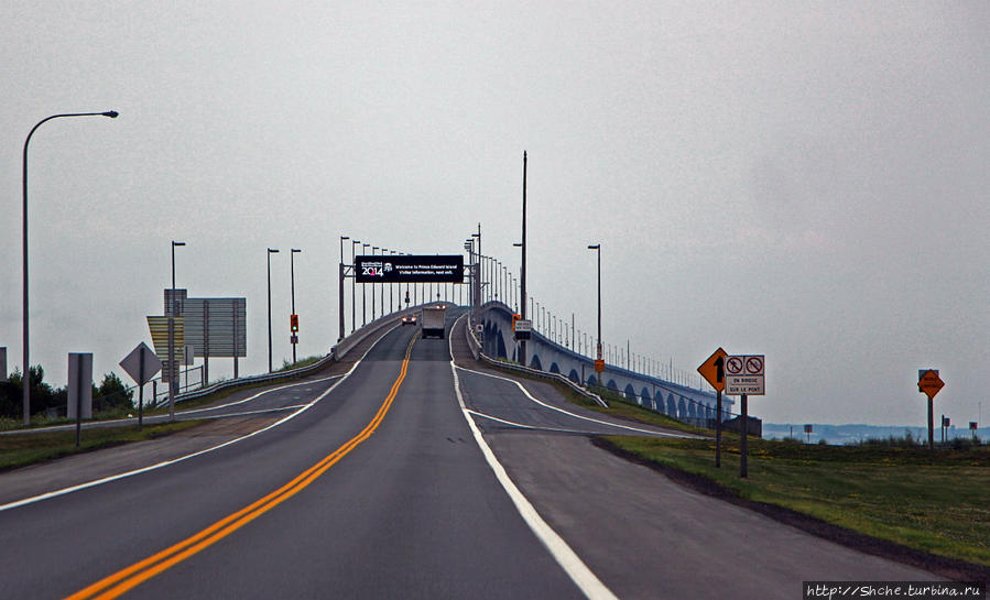 Мост Конфедерации.8-мильная магистраль над замерзающим морем