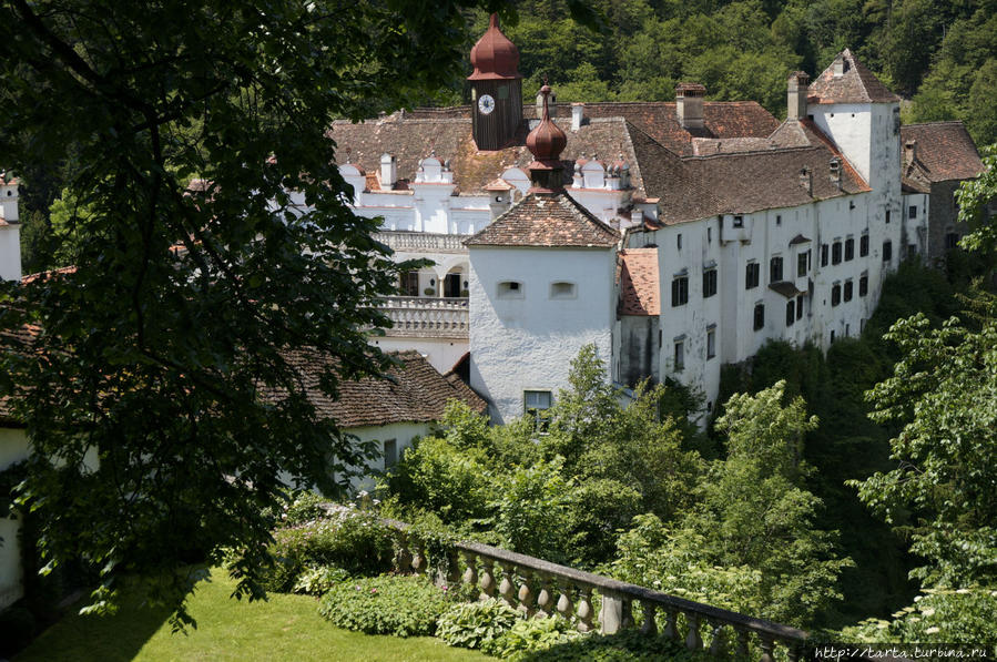Замок как на ладони Земля Штирия, Австрия
