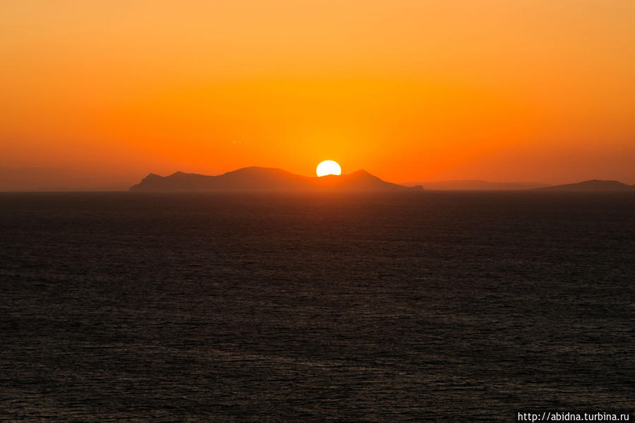 Закат на Санторини, самый-самый! Остров Санторини, Греция