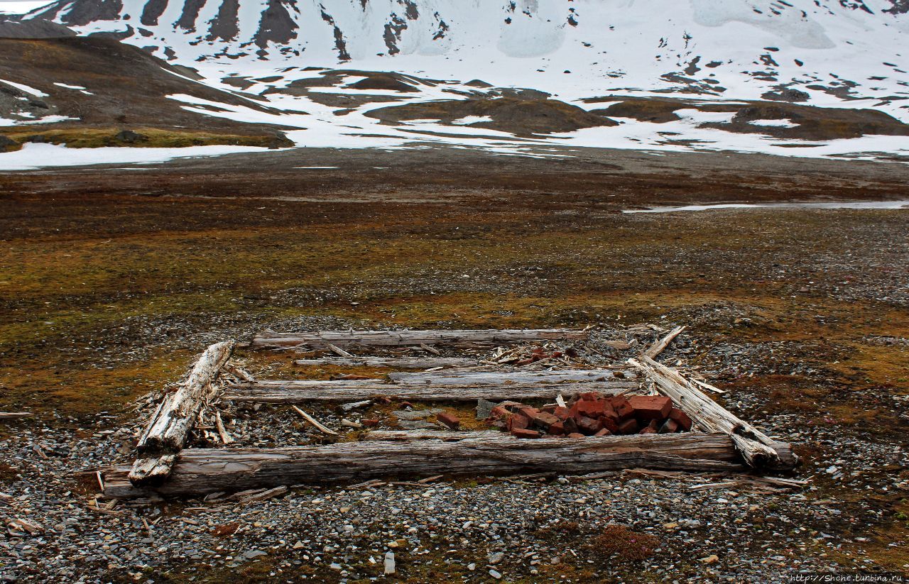 Останки поселения поморов Залив Имербукта, Свальбард