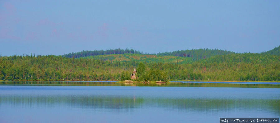 Хутор в таёжных лесах Кормило (озеро), Россия