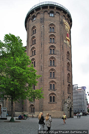 Пересадка в Копенгагене. Маршрут. Круглая башня (Rundetårn) Копенгаген, Дания