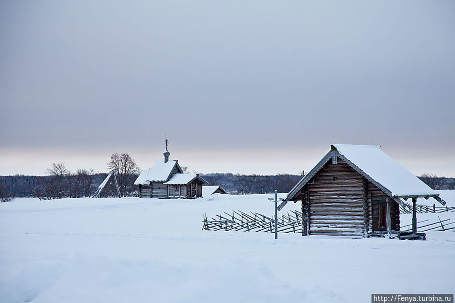 Зимняя сказка в Карелии Кижи, Россия