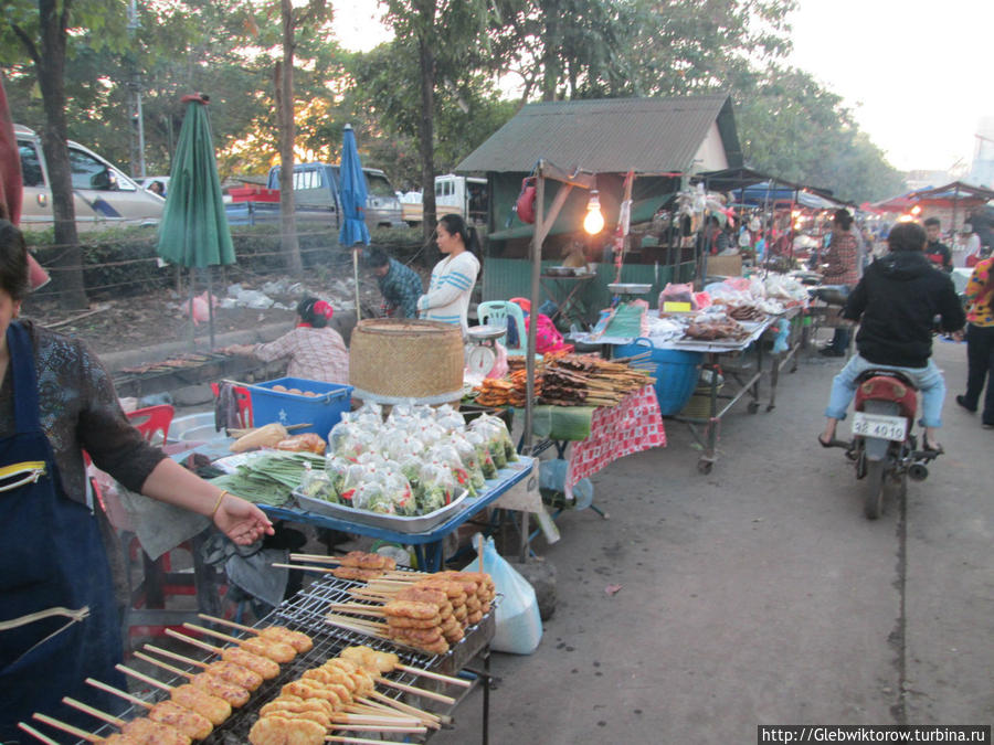 Night Market Вьентьян, Лаос