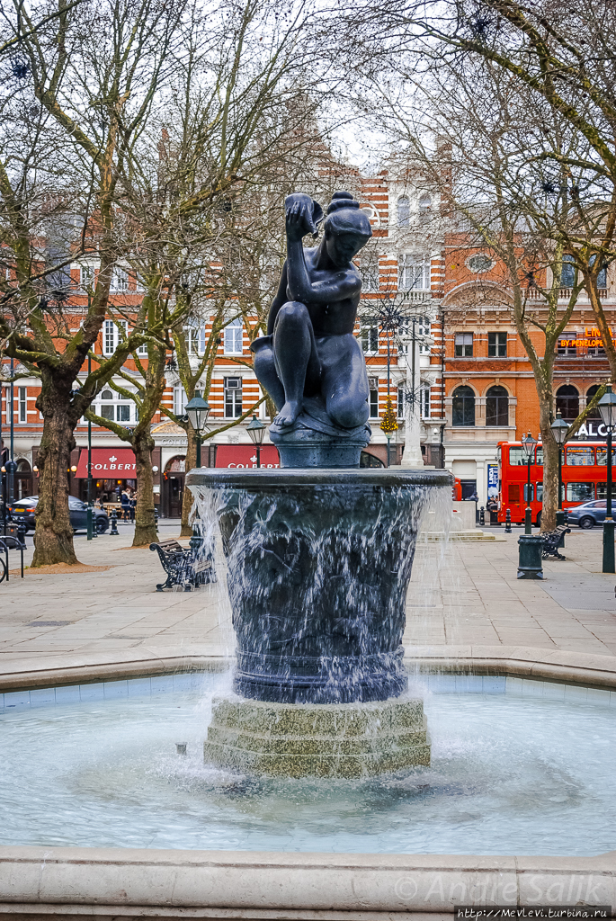 Новогодний Лондон. SLOAN SQUARE Лондон, Великобритания