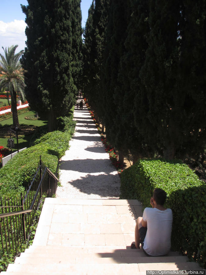 Незапланированная прогулка по Бахайским садам Хайфа, Израиль