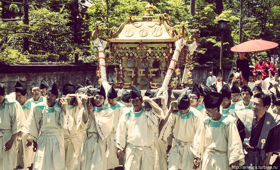 Традиционные японские праздненства в Никко Никко, Япония
