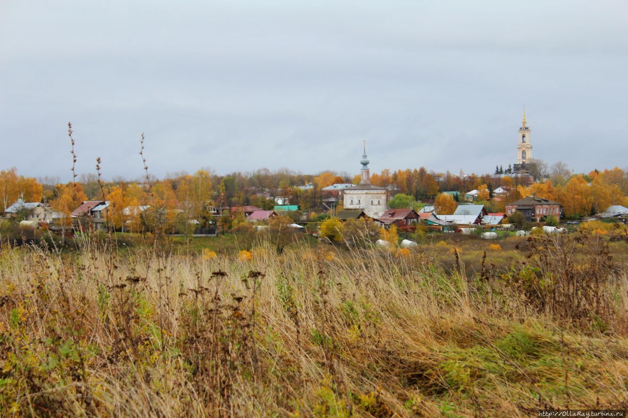 Вид на Тихвинский храм Суздаль, Россия