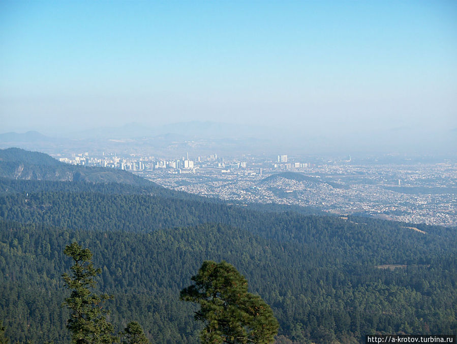 вид города Мехико издалека вид города Мехико издалека