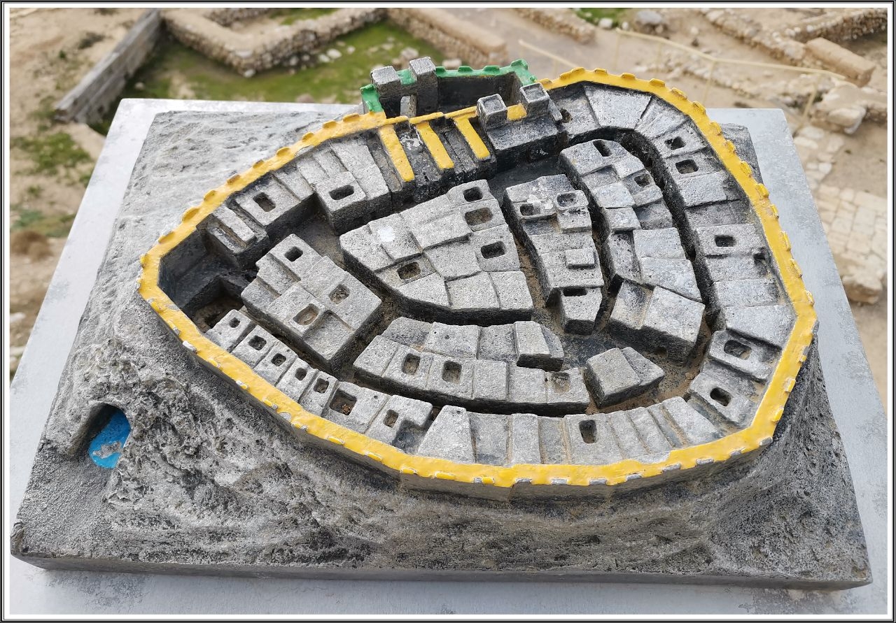 Макет города в археологическом парке Беэр-Шева, Израиль