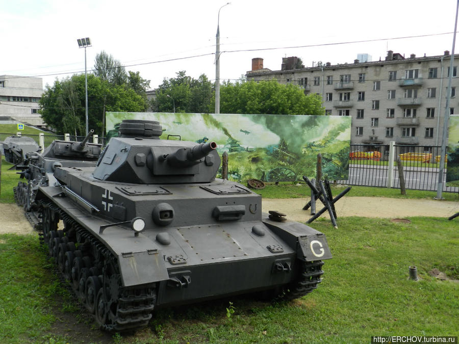 Военная техника времён ВОВ на Поклонной горе Москва, Россия