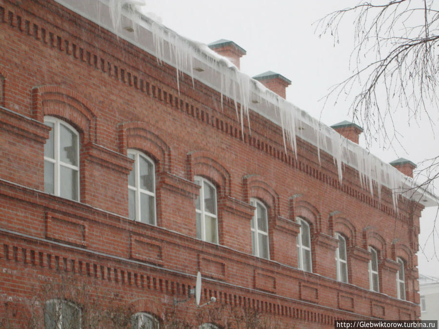 Прогулка по Тюмени в апрельский снегопад Тюмень, Россия