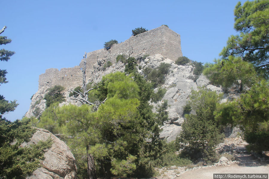 Замок Монолитос Остров Родос, Греция