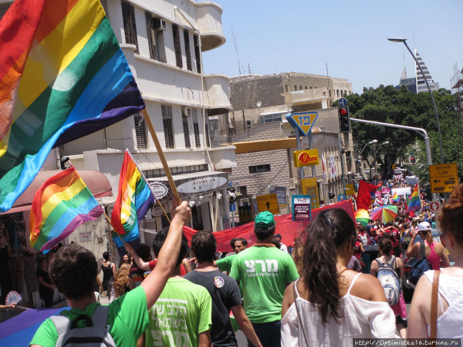 Гей-парад в Хайфе, свидетелем которого я случайно оказалась Хайфа, Израиль