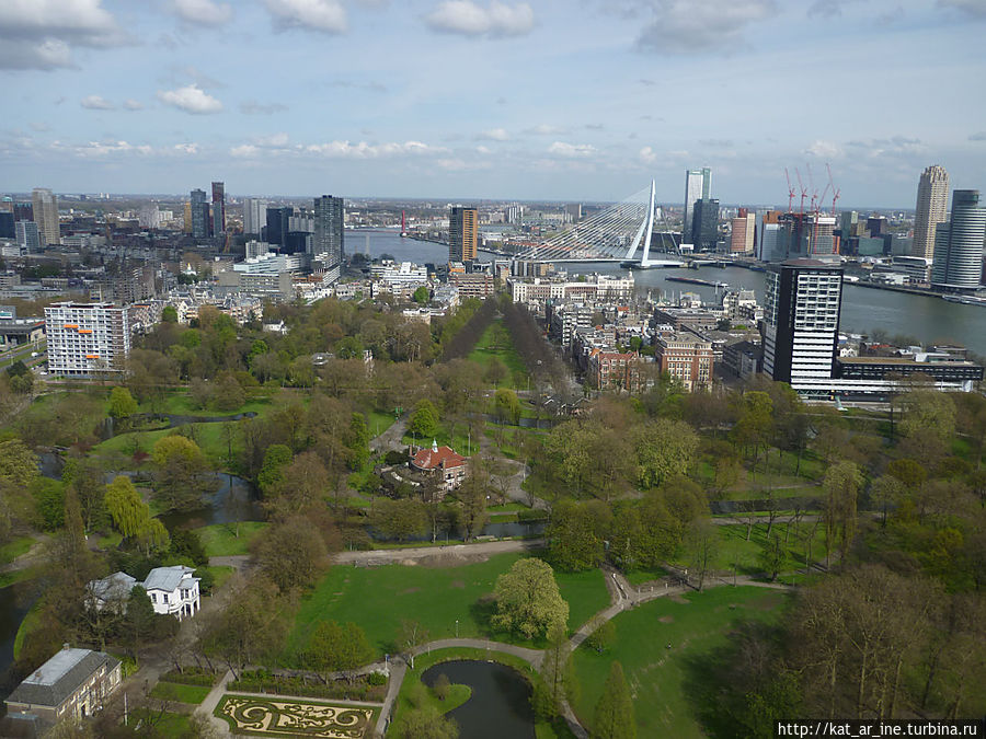 Вид на парк сверху Вид на парк сверху