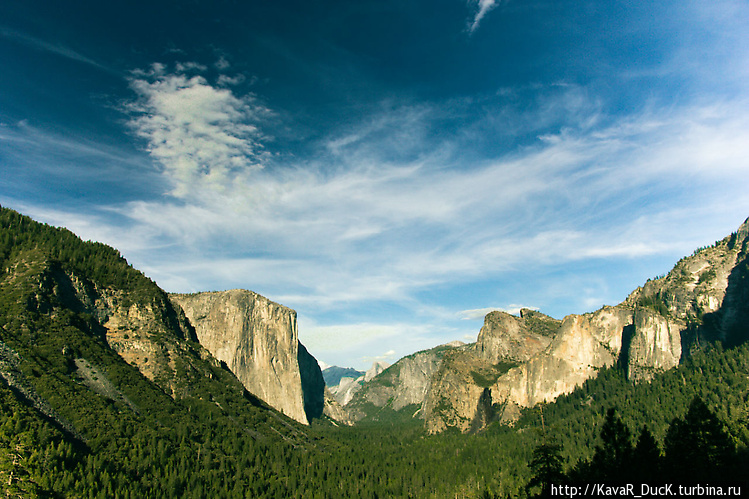 Half Dome + вид долины