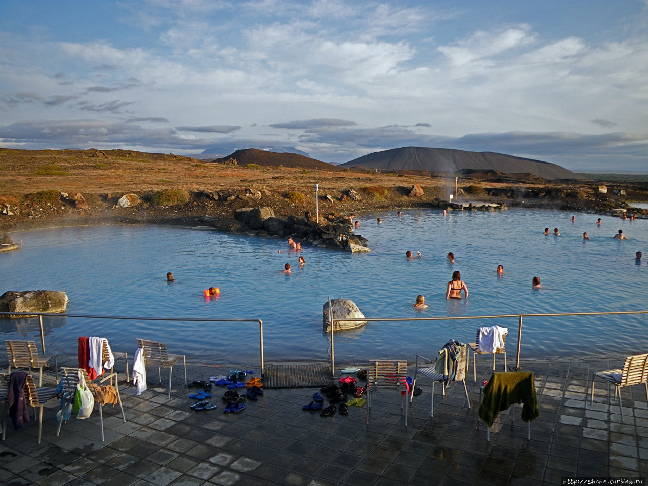 Природные ванны Миватн Озеро Миватн, Исландия