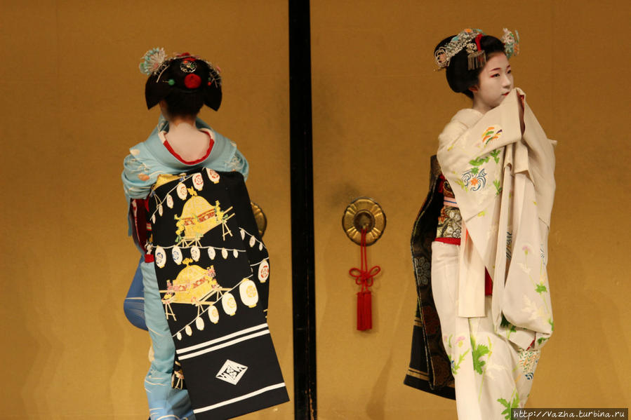 Киомай,танец в Киотском стиле. Киото, Япония