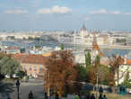 Вид на Парламент и Будапешт с Рыбацкого бастиона.