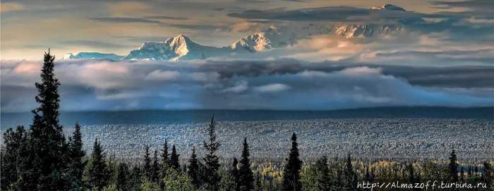 Суровая и прекрасная Аляска Анкоридж, CША