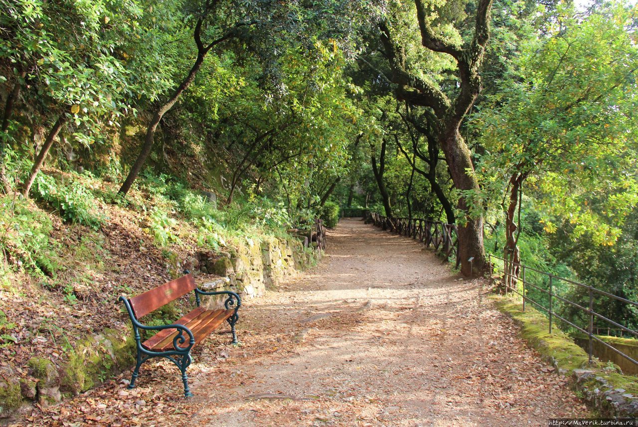 Вилла Грегориана — великолепное место для любителей природы Тиволи, Италия