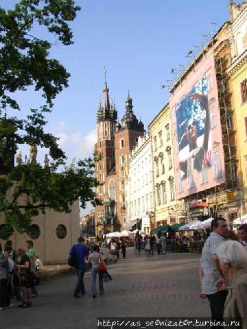 Центр старого города Краков, Польша
