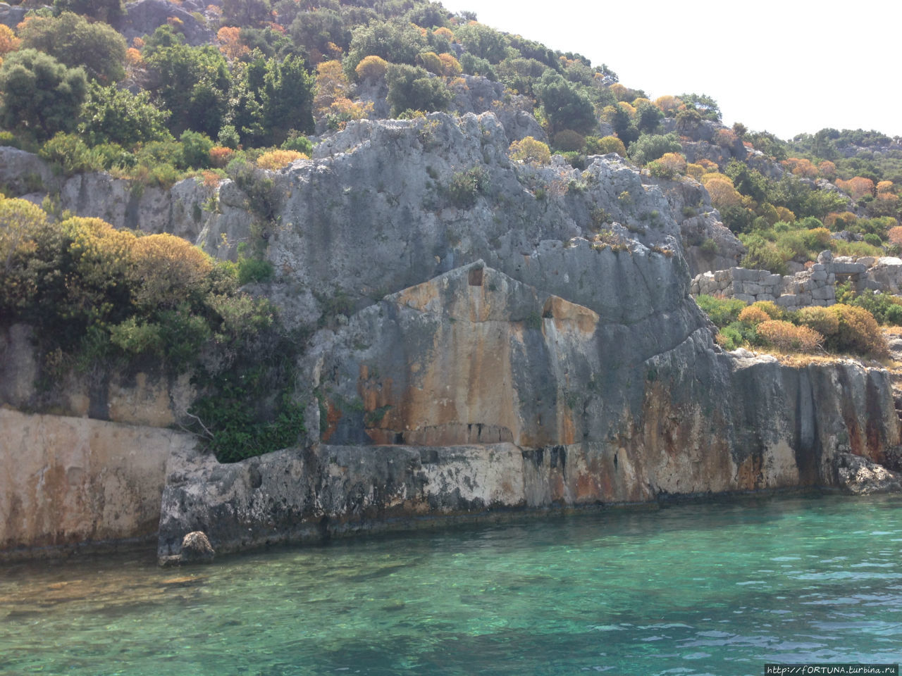 Морская прогулка к острову Кекова Остров Кекова, Турция