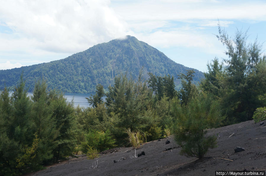 Невероятный   вулкан    Кракатау... Палембанг, Индонезия