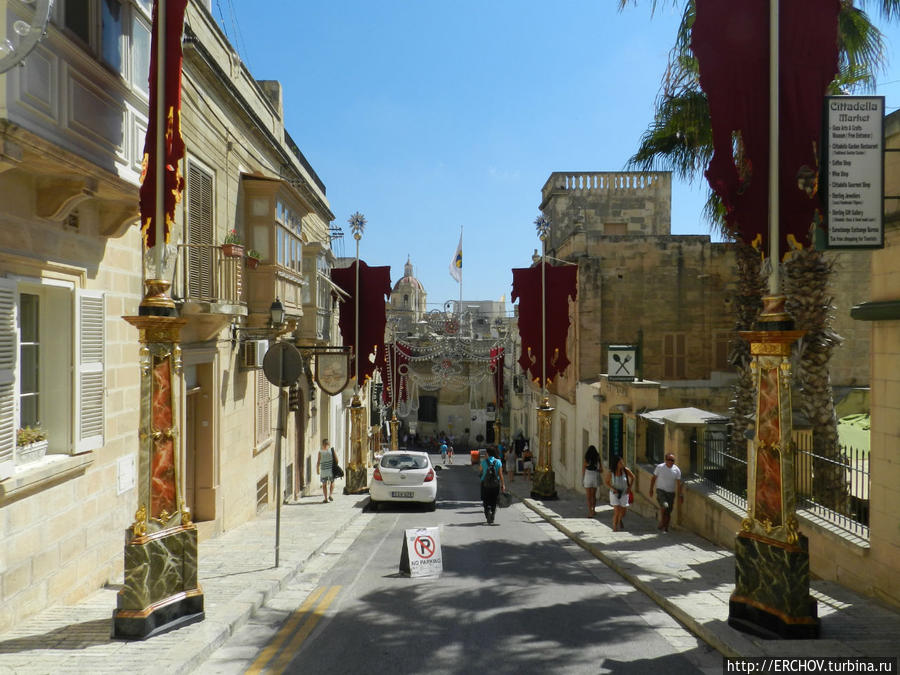 Экскурсия на Гозо.  Ч 3. Столица острова город Рабат Виктория, Мальта