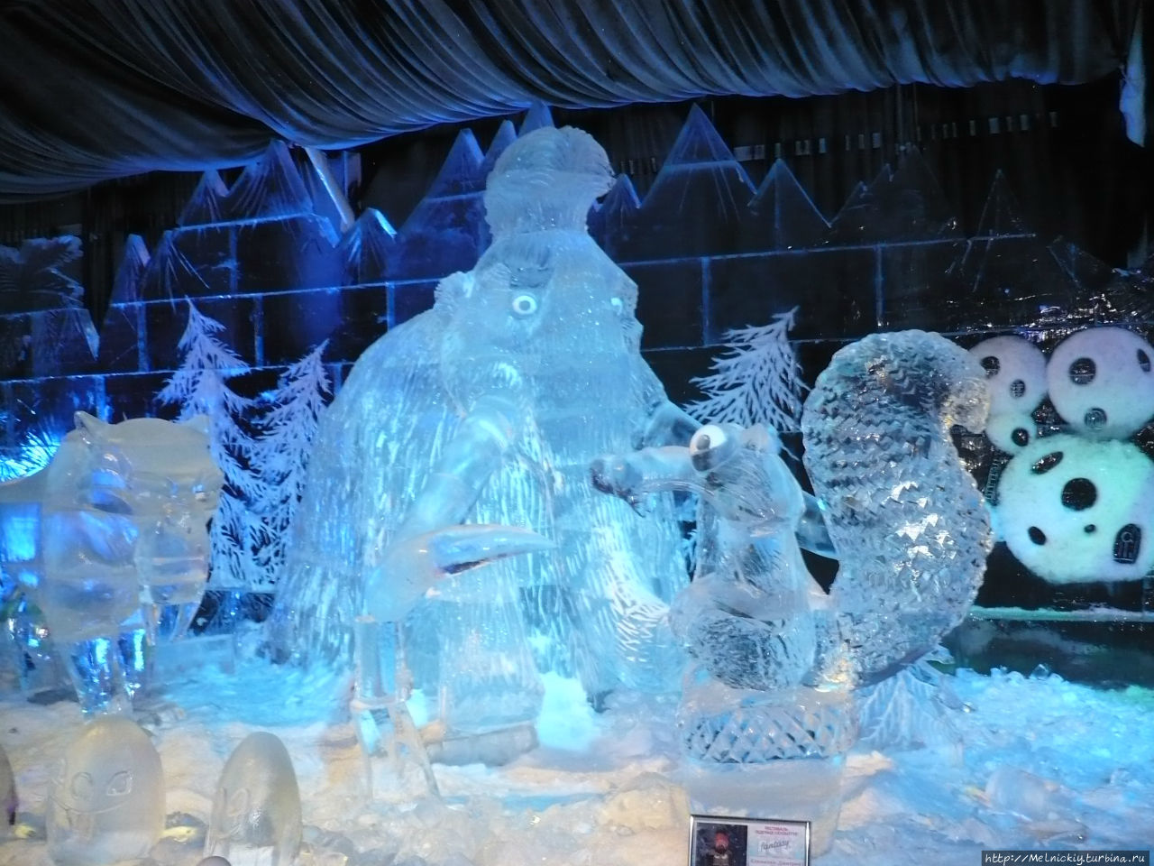 Выставка ледяных скульптур Санкт-Петербург, Россия