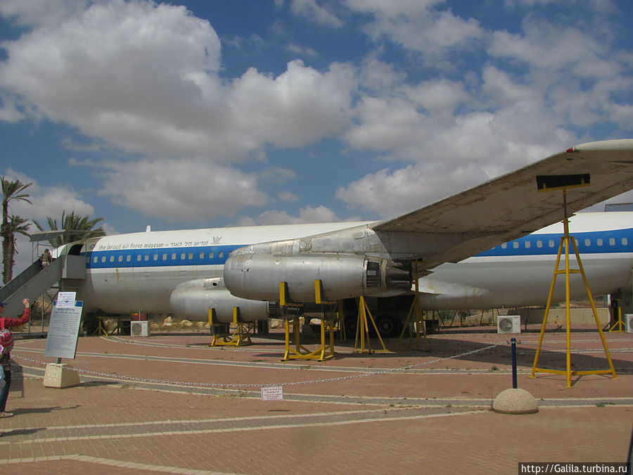 Единственный пассажирский самолёт в 1976 году угнанный в Уганду с израильскими пассажирами. Беэр-Шева, Израиль