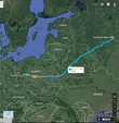 Карта маршрута Москва-Тожим