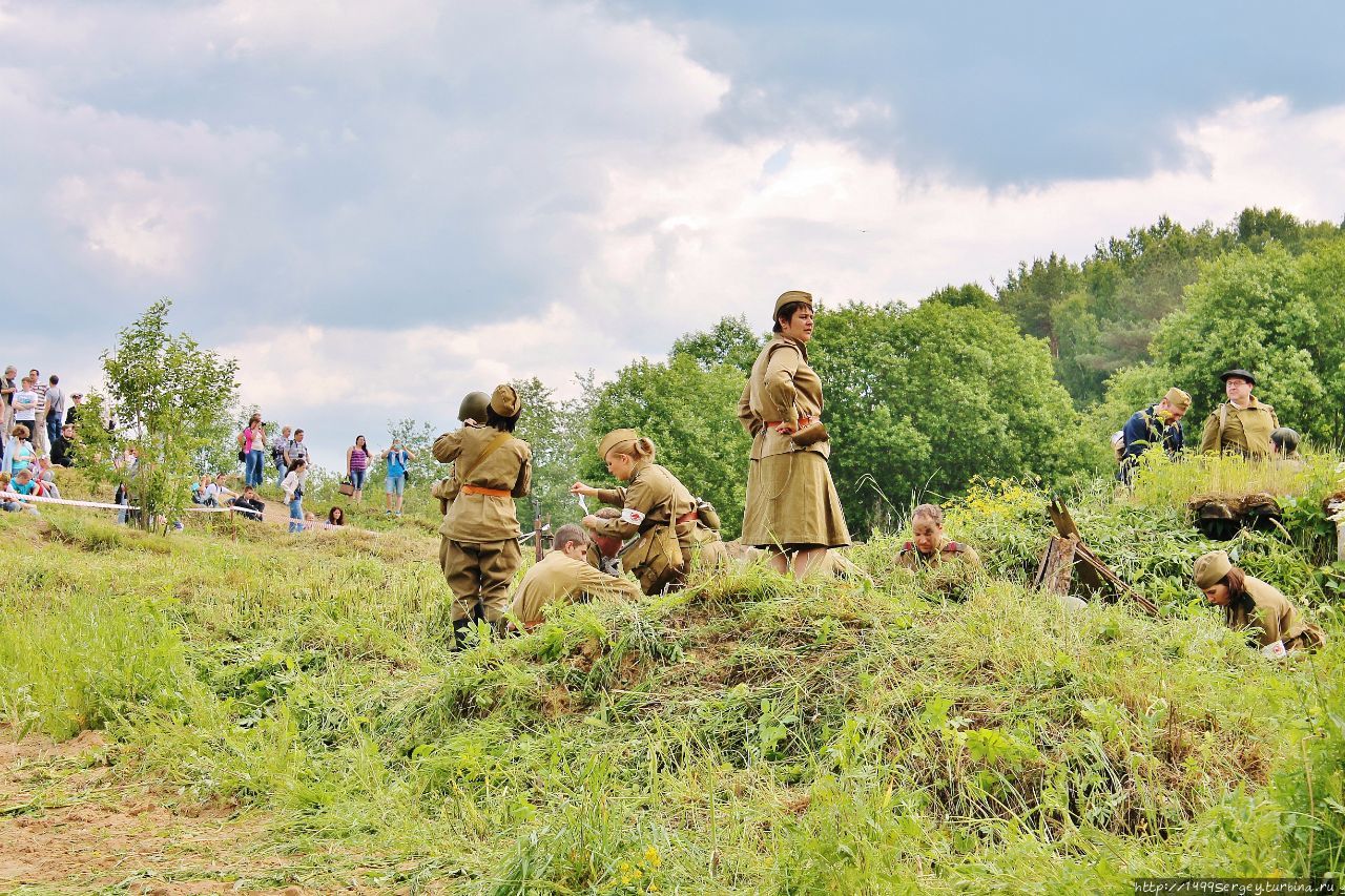 Военно-исторический фестиваль «Бой за переправу» Сосновый Бор, Россия