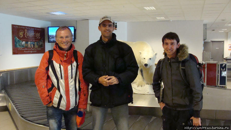Нас встречал в аэропорту полярный медведь Лонгийербюен, Свальбард