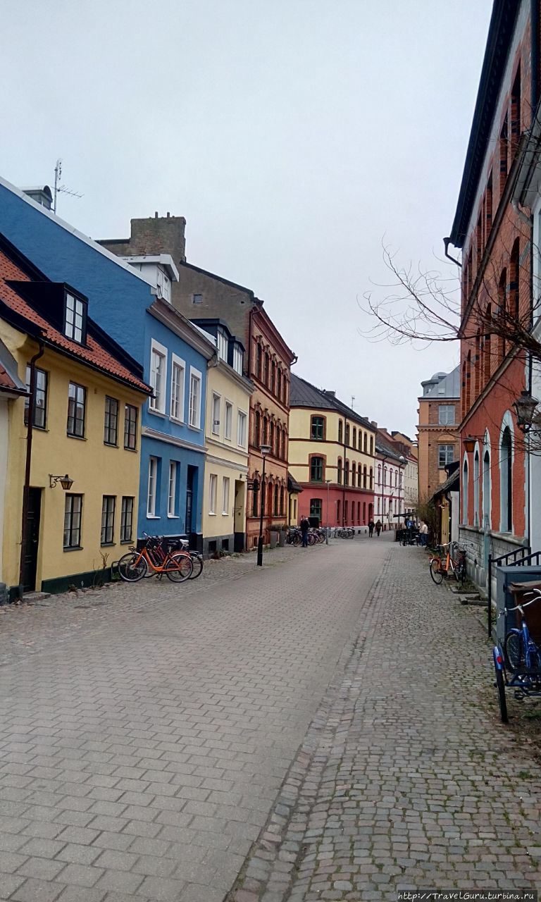 Улочки старого района Мальмё, Швеция