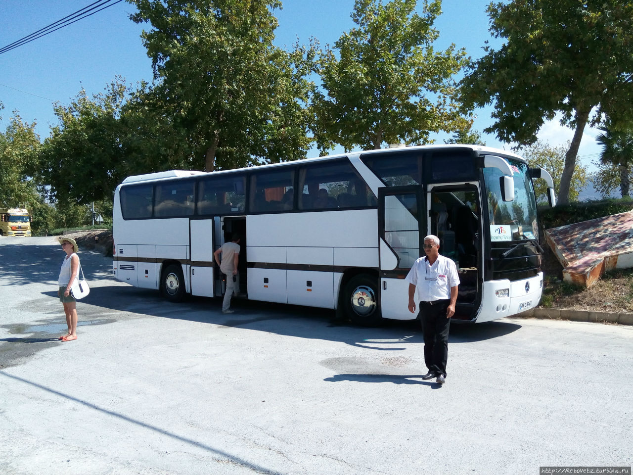 Наш туристический автобус Шириндже, Турция