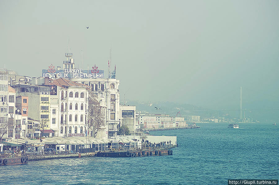 Вид с моста. Стамбул, Турция